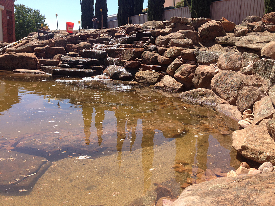 Reflection in the lower lagoon